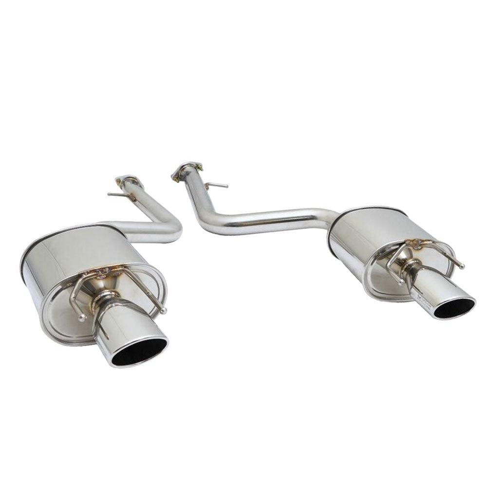 Megan OE-RS Axleback Exhaust System Dual Rolled Tips 14-15 IS250 XE30 MR-ABE-LI14