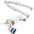 Megan OE-RS Series Axleback Exhaust Kit 4" Burnt Tip+Midpipe For 09-19 350Z