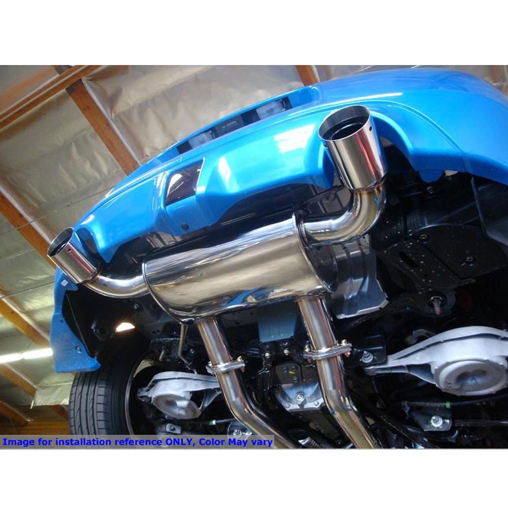 Megan OE-RS Series Axleback Exhaust Kit 4" Burnt Tip+Midpipe For 09-19 350Z