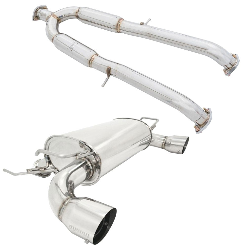 Megan OE-RS Series Axleback Exhaust Kit 4" Tip+Midpipe For 09-19 Nissan 350Z