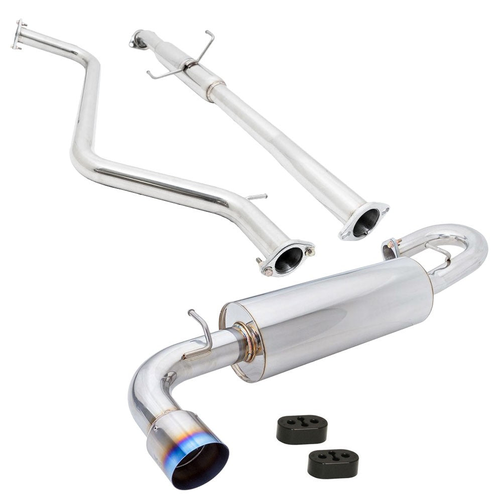 Megan OE Series Axleback Exhaust Kit 4" Blue Tip+Midpipe For 11-16 Scion tC