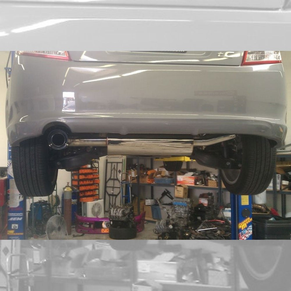 Megan RS Series Stainless Steel ABE Exhaust System 4" Stainless Tip For 11-16 Scion tC