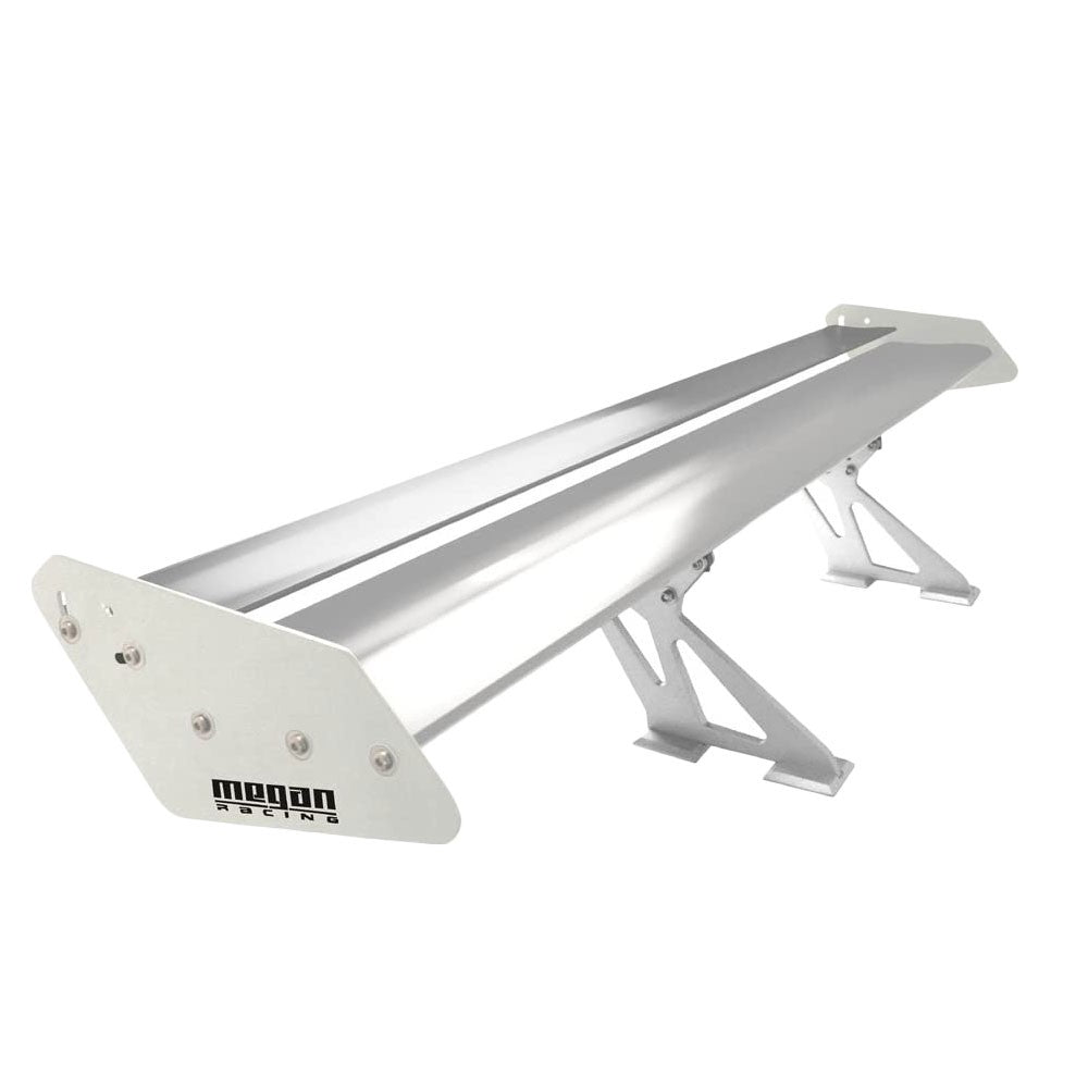 Megan Racing Universal Silver Type-GT 56" wide X 10" high Rear Trunk Spoiler