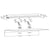 Megan Racing Universal Silver Type-GT 56" wide X 10" high Rear Trunk Spoiler