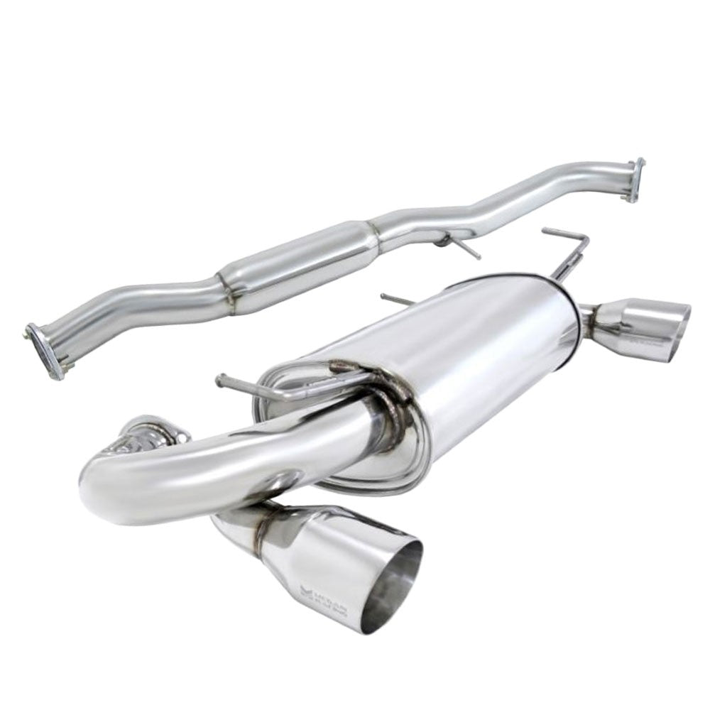 Megan RS Series CBS Exhaust System [Dual Exit Rolled Tips] For 03-09 350Z Z33
