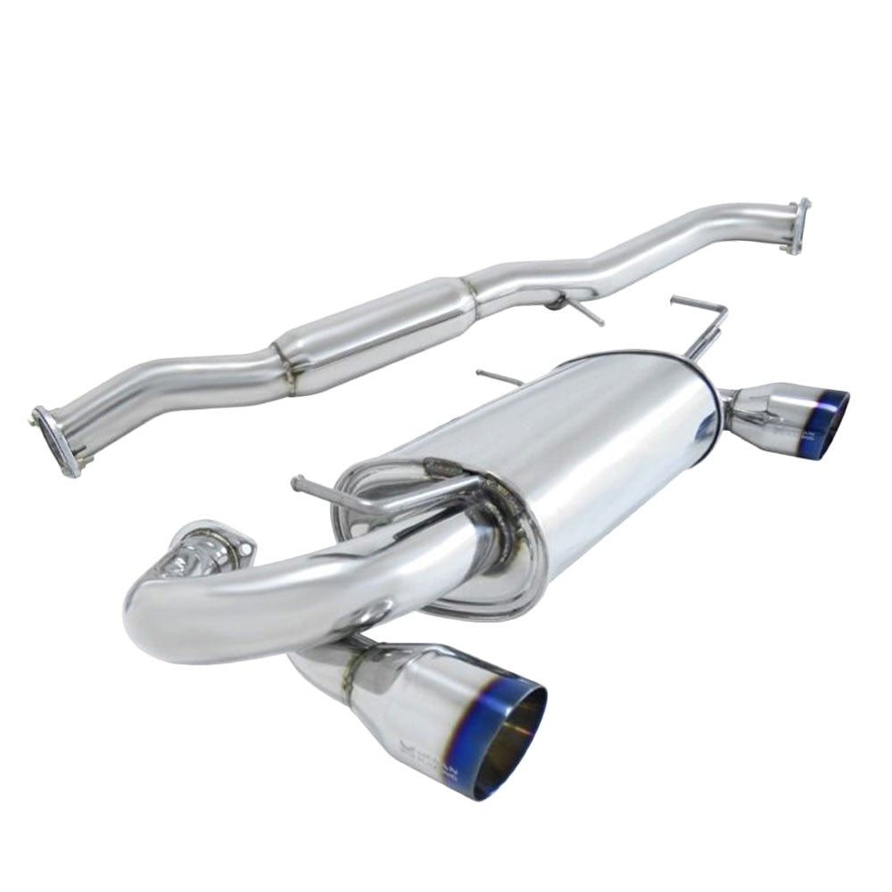 Megan RS Series CBS Exhaust System [Dual Exit Burnt Rolled Tips] For 03-09 350Z Z33