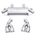 Megan Racing Supremo MR-CBS-BF98-R+M Exhaust Catback System Dual Tips MR-CBS-BF98-R+M