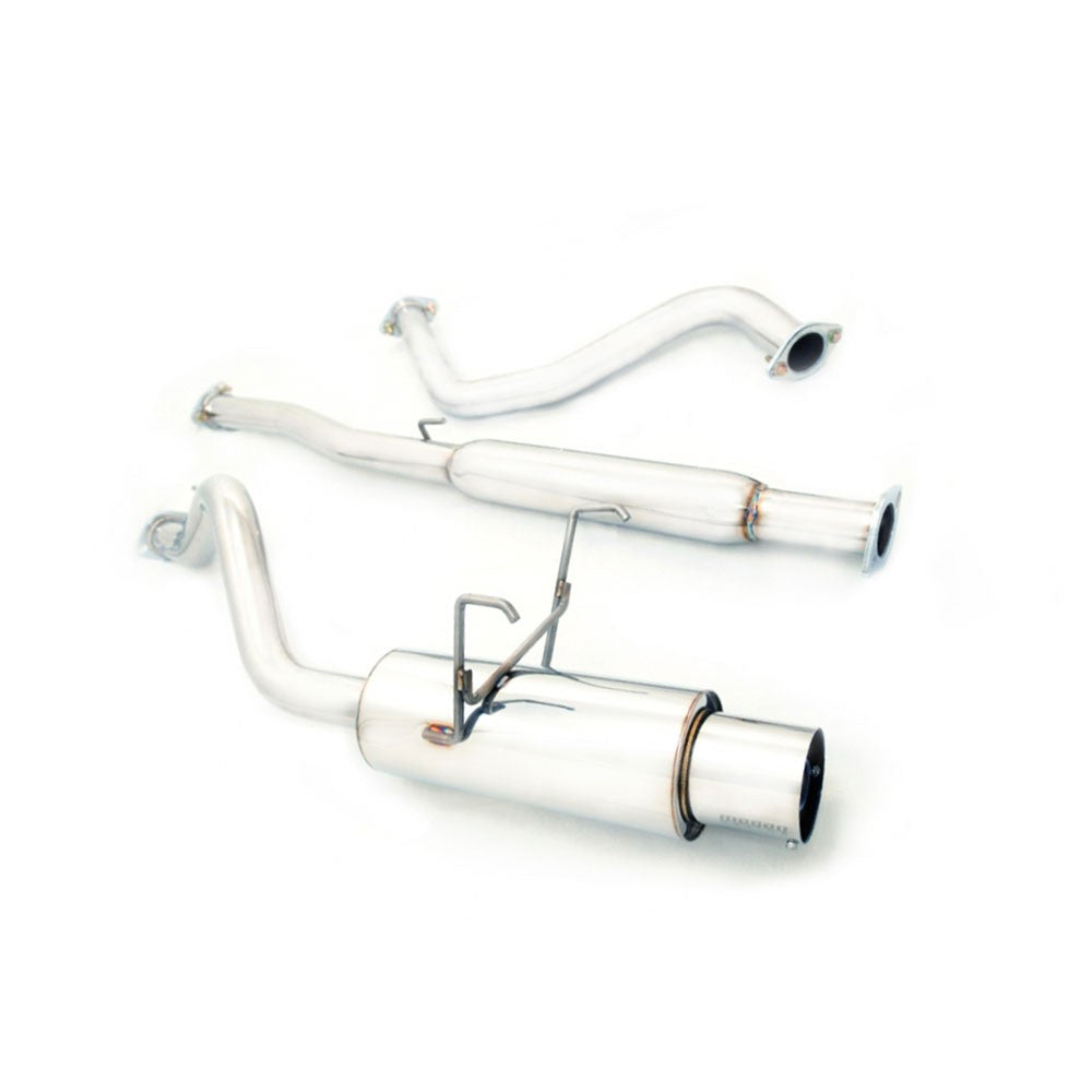 Megan Racing Drift Spec Catback Exhaust Stainless Tip For 92-00 Civic EX 2/4DR