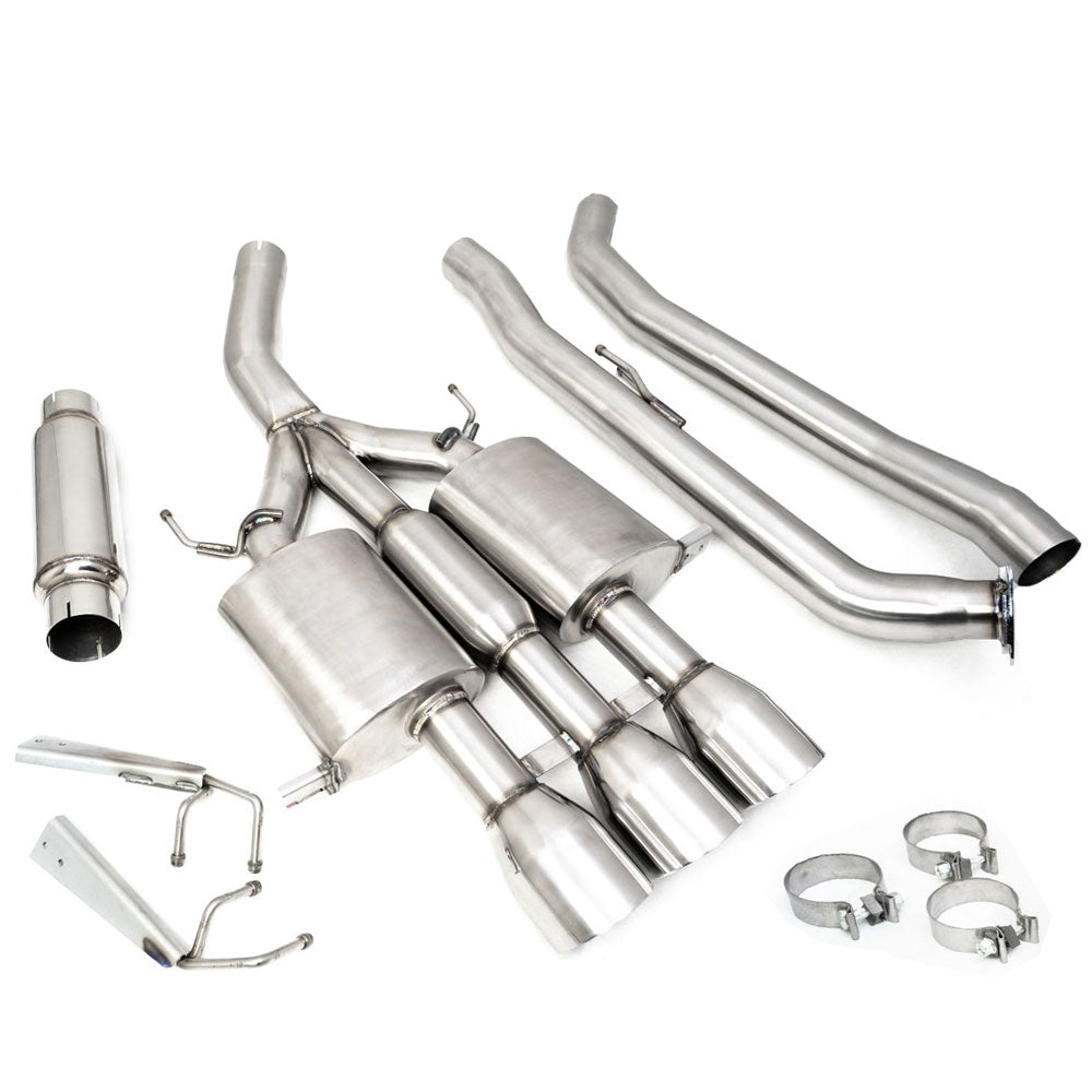 Megan Racing Stainless Rear Catback System For 17-21 Civic Type-R 10th Gen FK8 MR-CBS-HC17R