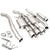 Megan Racing Stainless Rear Catback System For 17-21 Civic Type-R 10th Gen FK8