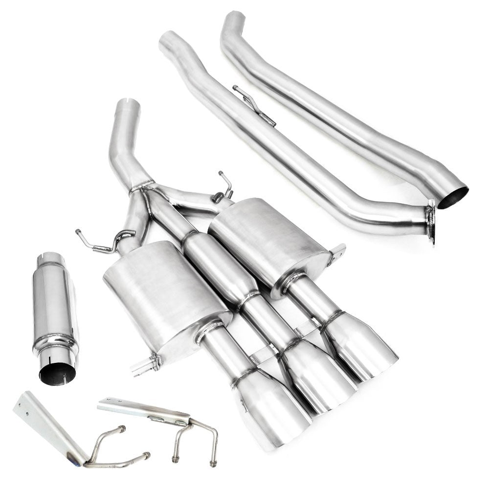 Megan Racing Stainless Rear Catback System For 17-21 Civic Type-R 10th Gen FK8