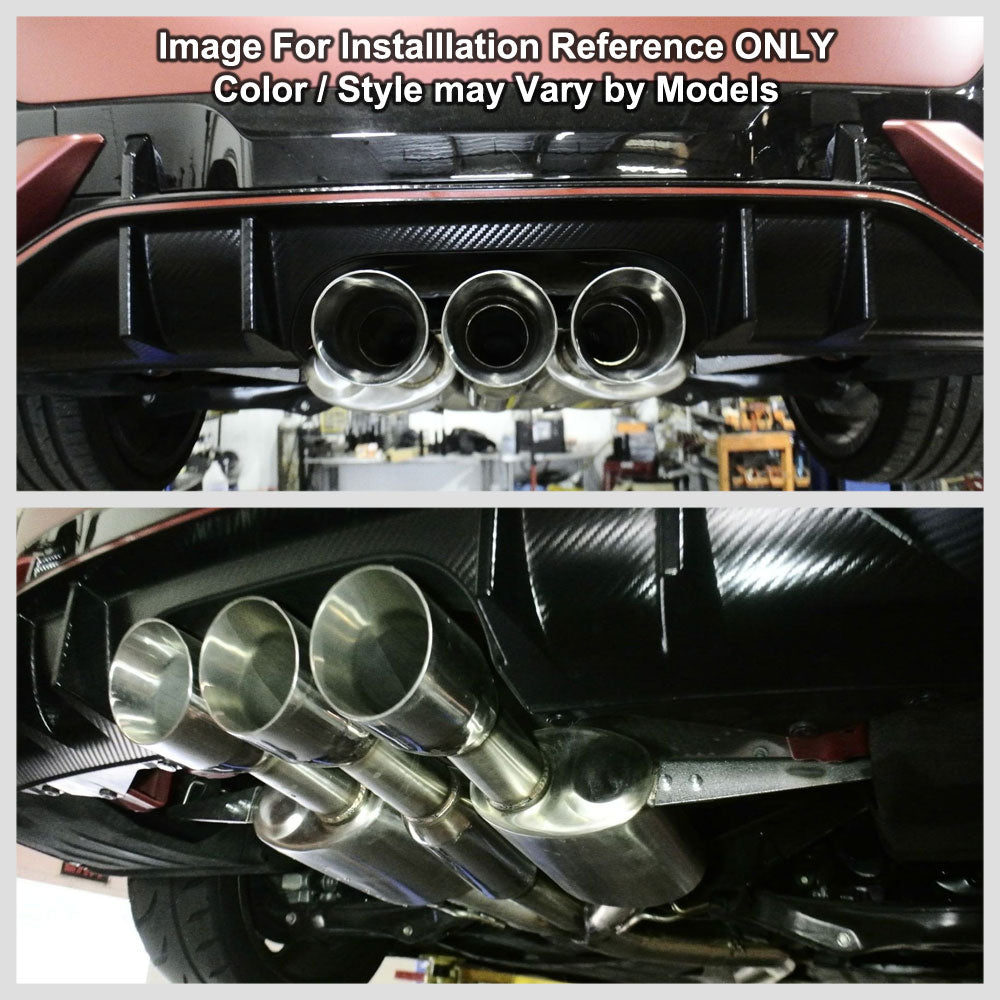 Megan Racing Stainless Rear Catback System For 17-21 Civic Type-R 10th Gen FK8 MR-CBS-HC17R