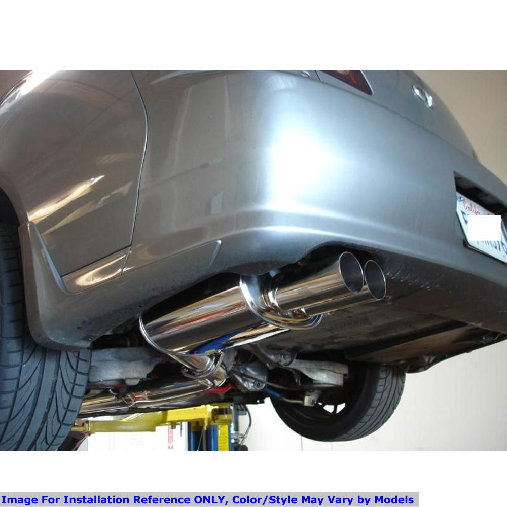 Megan OE-RS Series Catback Exhaust 4.5" Burnt Tip+Midpipe For 03-06 G35 4DR RWD
