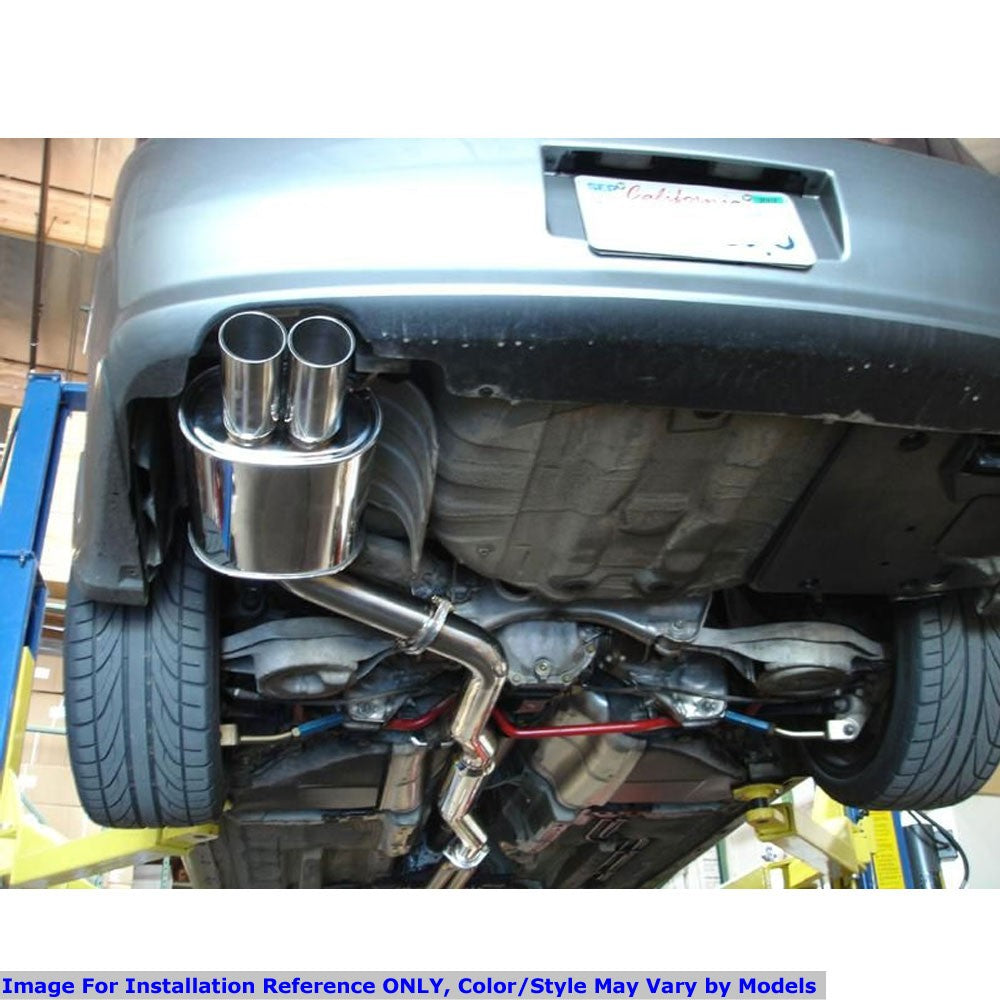 Megan OE-RS Series Catback Exhaust 4.5" Burnt Tip+Midpipe For 03-06 G35 4DR RWD