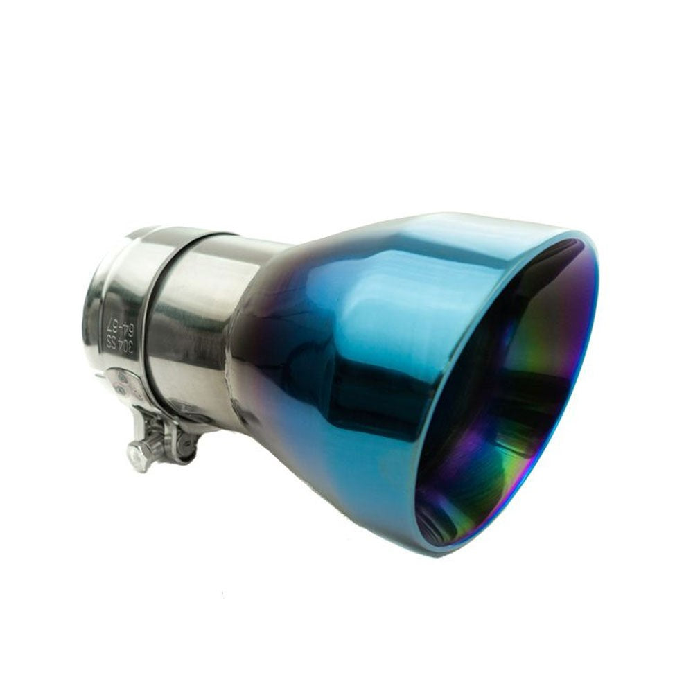 Megan Exhaust Catback System & Midpipe w/Burnt Blue Tips For 16-20 Infiniti Q50-Major Pipe-BuildFastCar