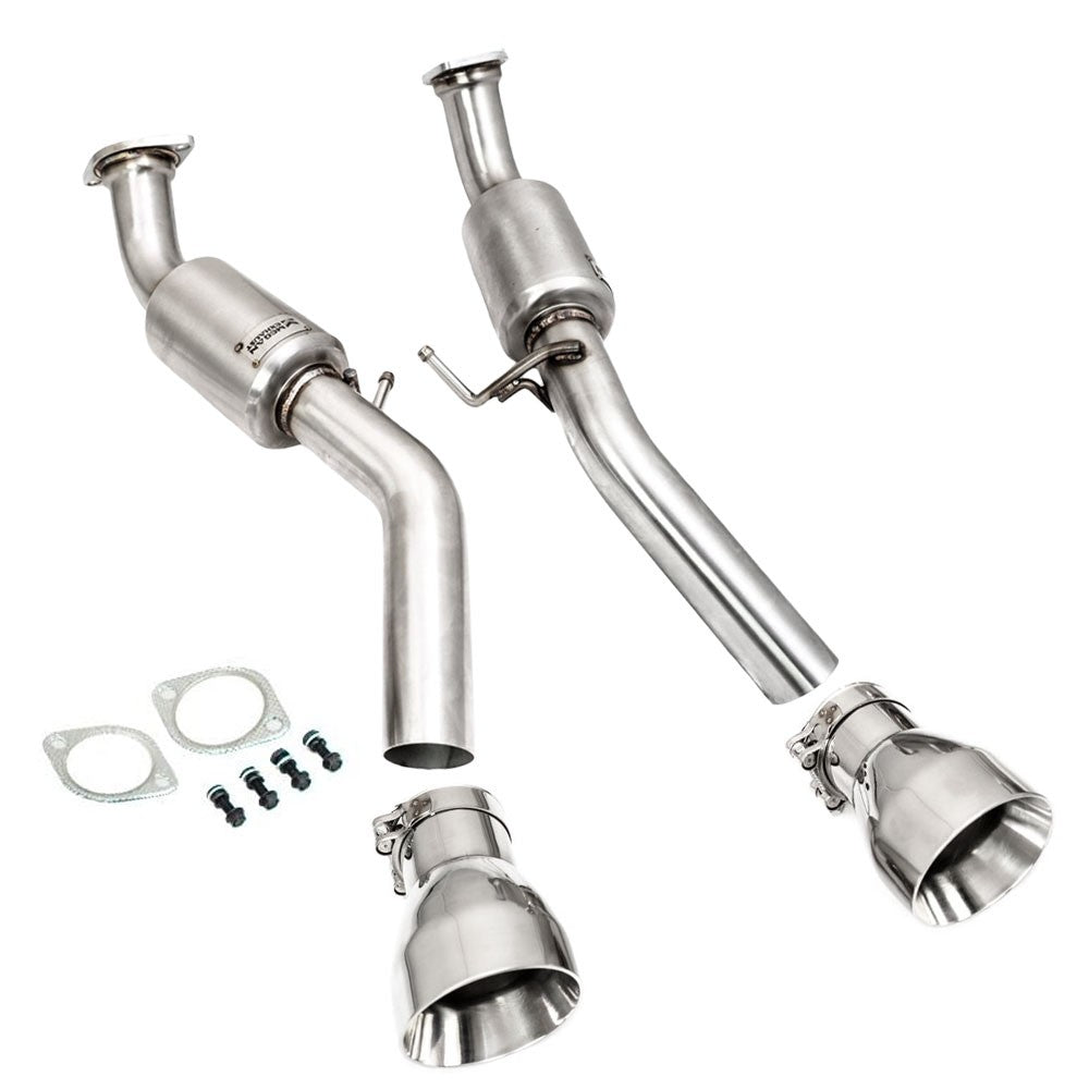 Megan Racing Axleback Exhaust System 16-20 Infiniti Q50 3.0T MR-CBS-IQ14-R