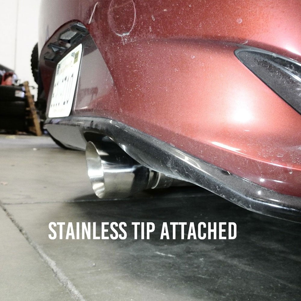 Megan Racing Catback Exhaust Kit+Mufler Burnt Tip For 15-20 Mazda MX-5 Miata ND