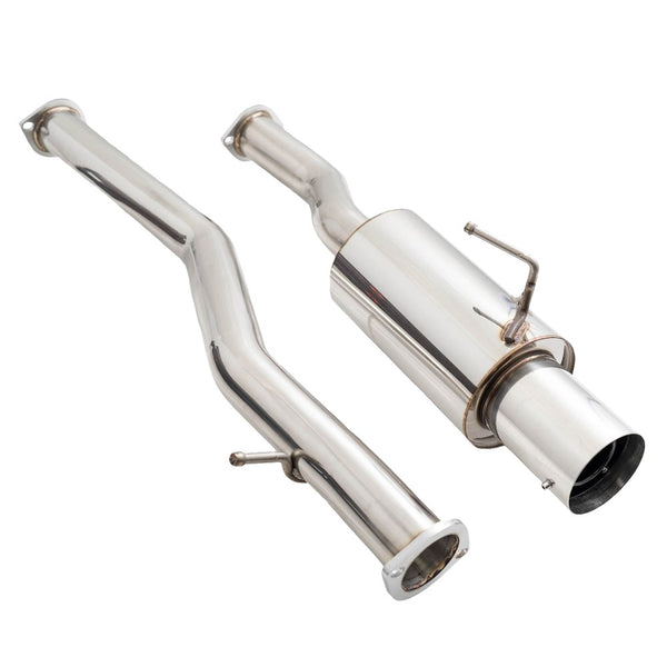 Megan 4.5 Single Tips Stainless CBS Exhaust System 09-21 Nissan 370Z Z34 -  BuildFastCar