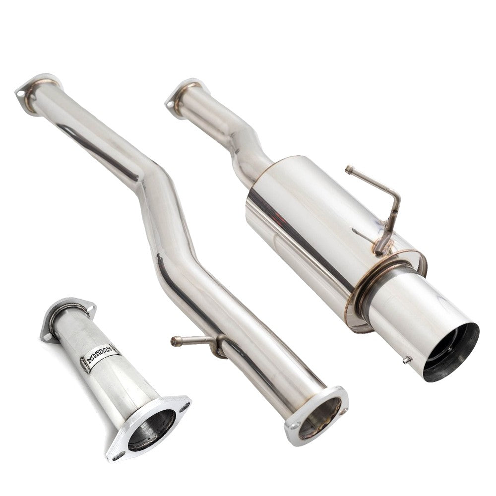 Megan Drift Spec Exhaust Catback 4.5&quot; Tip 08-13 G37 Coupe 2DR RWD V36 MR-CBS-N7Z-DS+MR-XT-1610