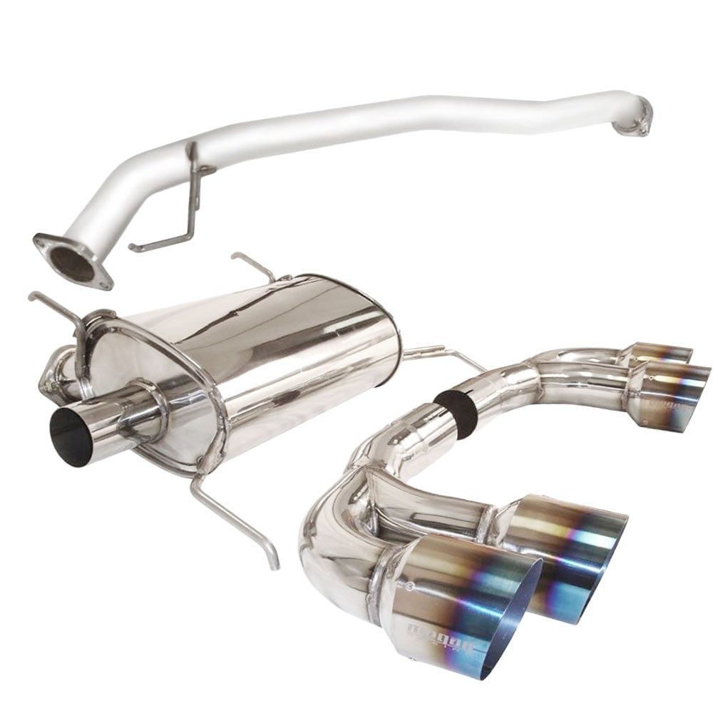 Megan OE-RS Series Catback Exhaust Kit 4.5" Tip+Midpipe For 09-20 Nissan GTR R35