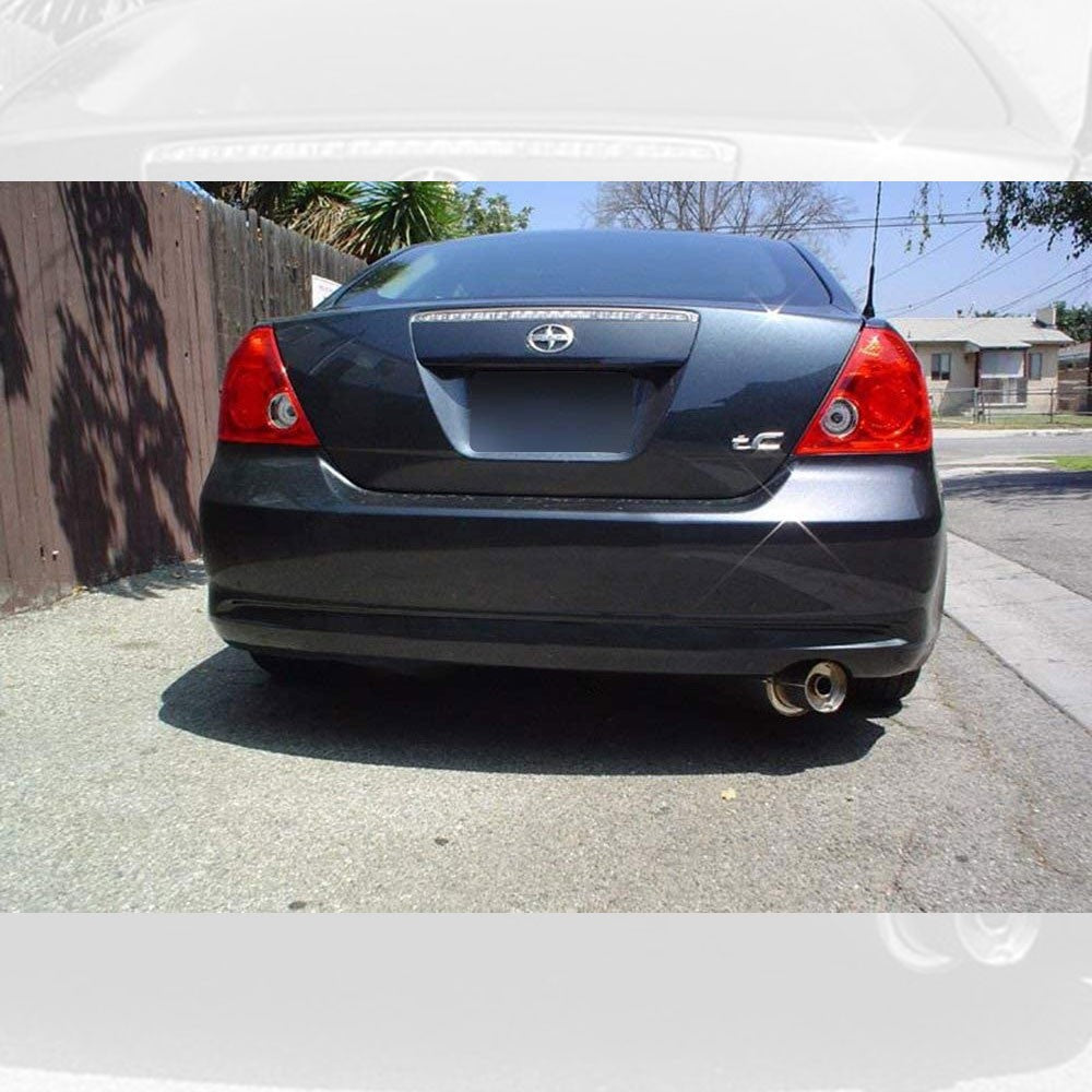 Megan Drift Spec CBS Exhaust System 4.0" Burnt Tips For 05-10 tC 2.4L AT10