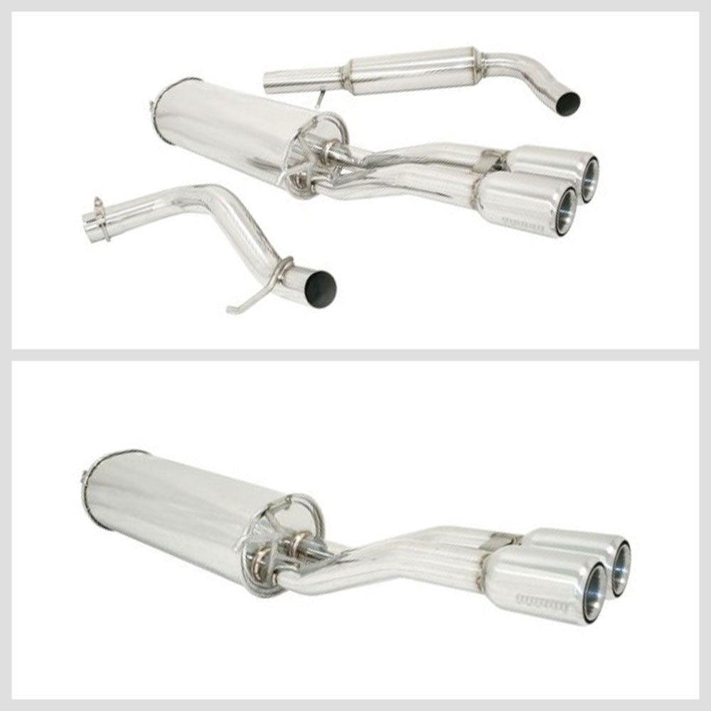 Megan RS Series Stainless CBS Exhaust System 3.0" Tips For 03-05 Jetta 1.8T 2.0