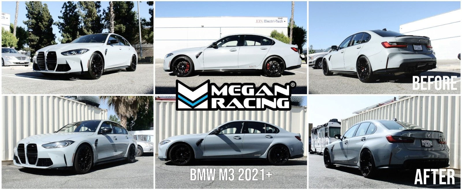 Megan Euro II Green Adjustable Coilover Springs For 21+ BMW M3 G80 RWD