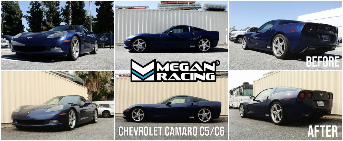 Megan Racing Track Series Adjustable Coilover Springs For 97-13 Corvette C5 C6