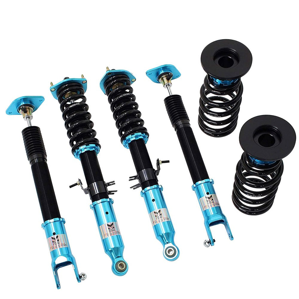 Megan Racing EZII Series Street Blue Coilover Damper Spring For 14-19 Q60 RWD