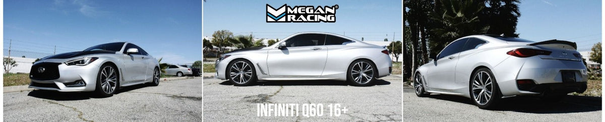 Megan Racing MR-CDK-IQ50-FK-EZII Blue EZII Coilover Springs Damper Kit MR-CDK-IQ50-FK-EZII