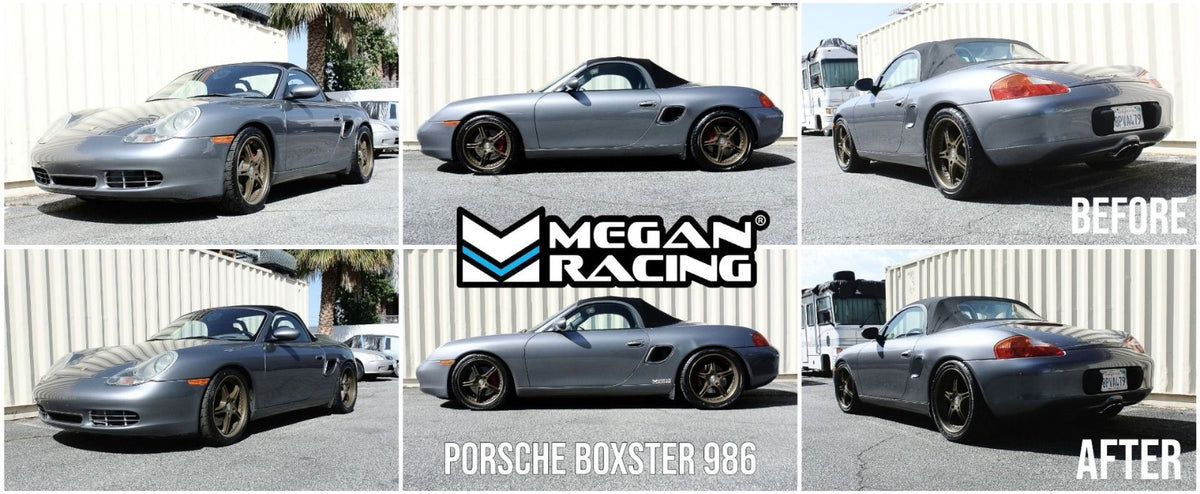 Megan Racing Euro II Adjustable Coilover Springs For 96-04 Porsche Boxster 986
