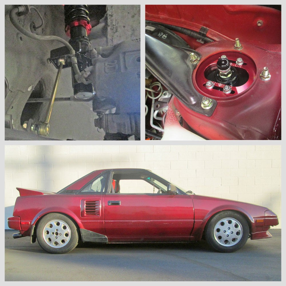 Megan Racing Street Series Coilover Spring Damper Shock For 86-89 Toyota MR2 W10-Shocks & Springs-BuildFastCar