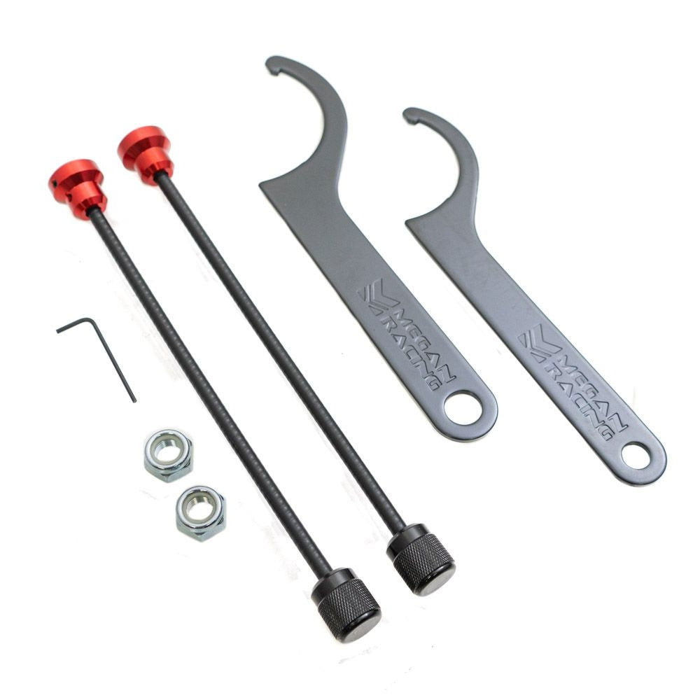 Megan Racing Track Silver Coilover Damper Springs Kit For 09-21 Nissan 370Z Z34