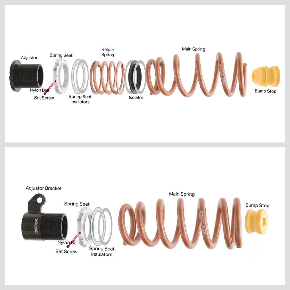 Megan 4PCS Orange Pro-S Lowering Springs Kit For BMW M5 F10/M6 Gran Coupe F06