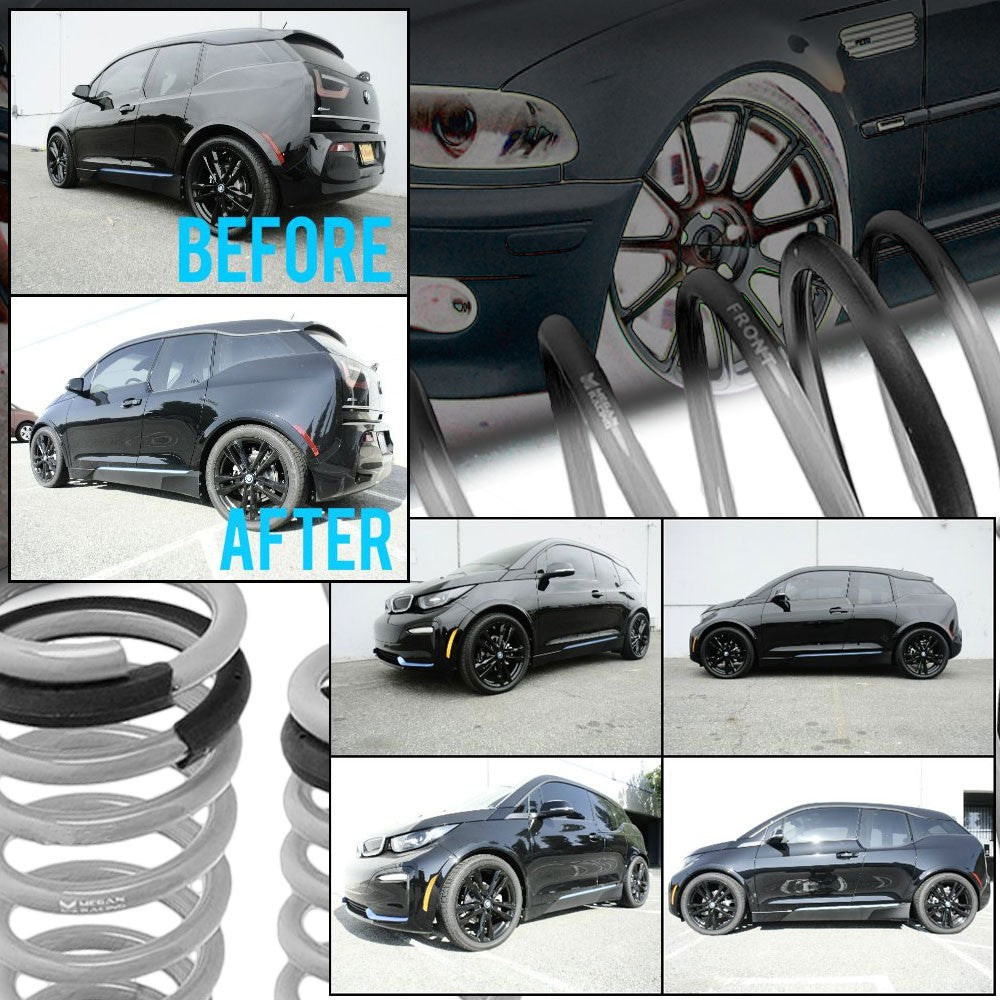 Megan Racing Red Euro-Version Lowering Springs Kit 14-20 BMW i3