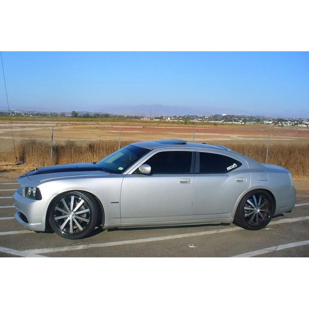 Megan Racing Front Rear Steel Orange Domestic Lowering Springs Kit For 06-10 Dodge Charger Magnum