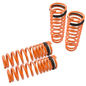 Orange 1.8" Drop Megan Race Lowering Spring Coil work with 08-12 Honda Accord Coupe