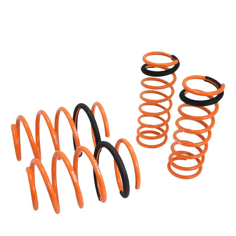 Orange 1.5&quot; Drop Megan Racing Sport Lowering Spring Coil work with Mazda 04-09 Mazda3