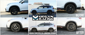 Megan Orange Street-Version Lowering Springs Kit For 19+ Subaru Forester SK Gen