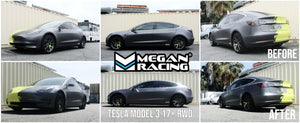 Megan Racing Front/Rear Orange Lowering Spring Kit For 17+ Tesla Model 3 RWD