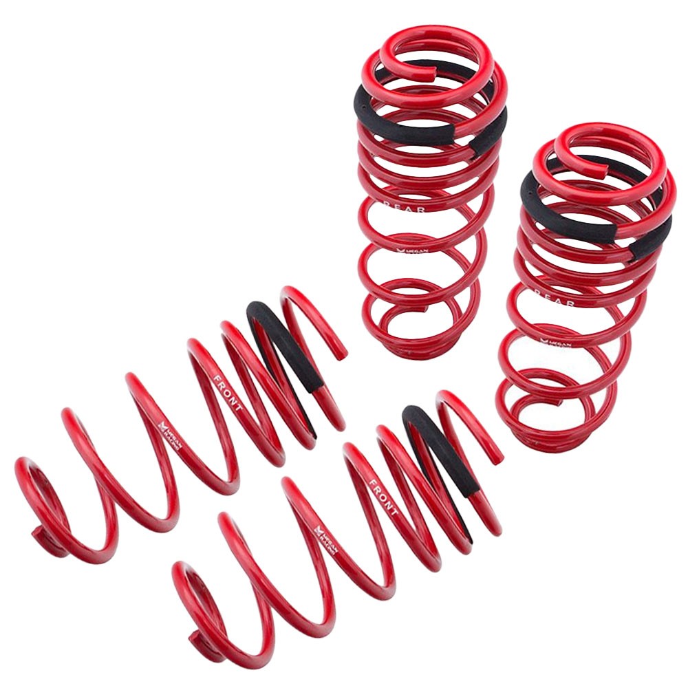 Megan Racing Red Euro-Version Lowering Springs 99-05 Golf Jetta L4 MK4