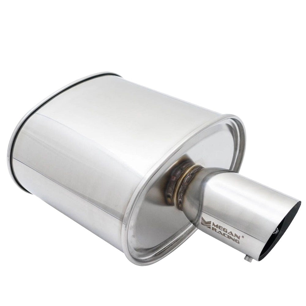 Megan MR-MU-MOE3-NEW 17.50" x 6.50" LxH M-OE Series Muffler 3.00"ID MR-MU-MOE3-NEW