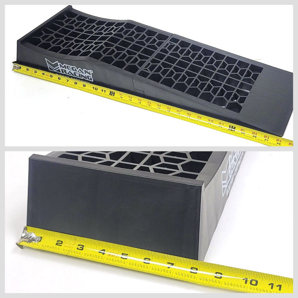Megan Racing 2PCS Universal Low Profile Drive-On Detachable Auto Service Ramp