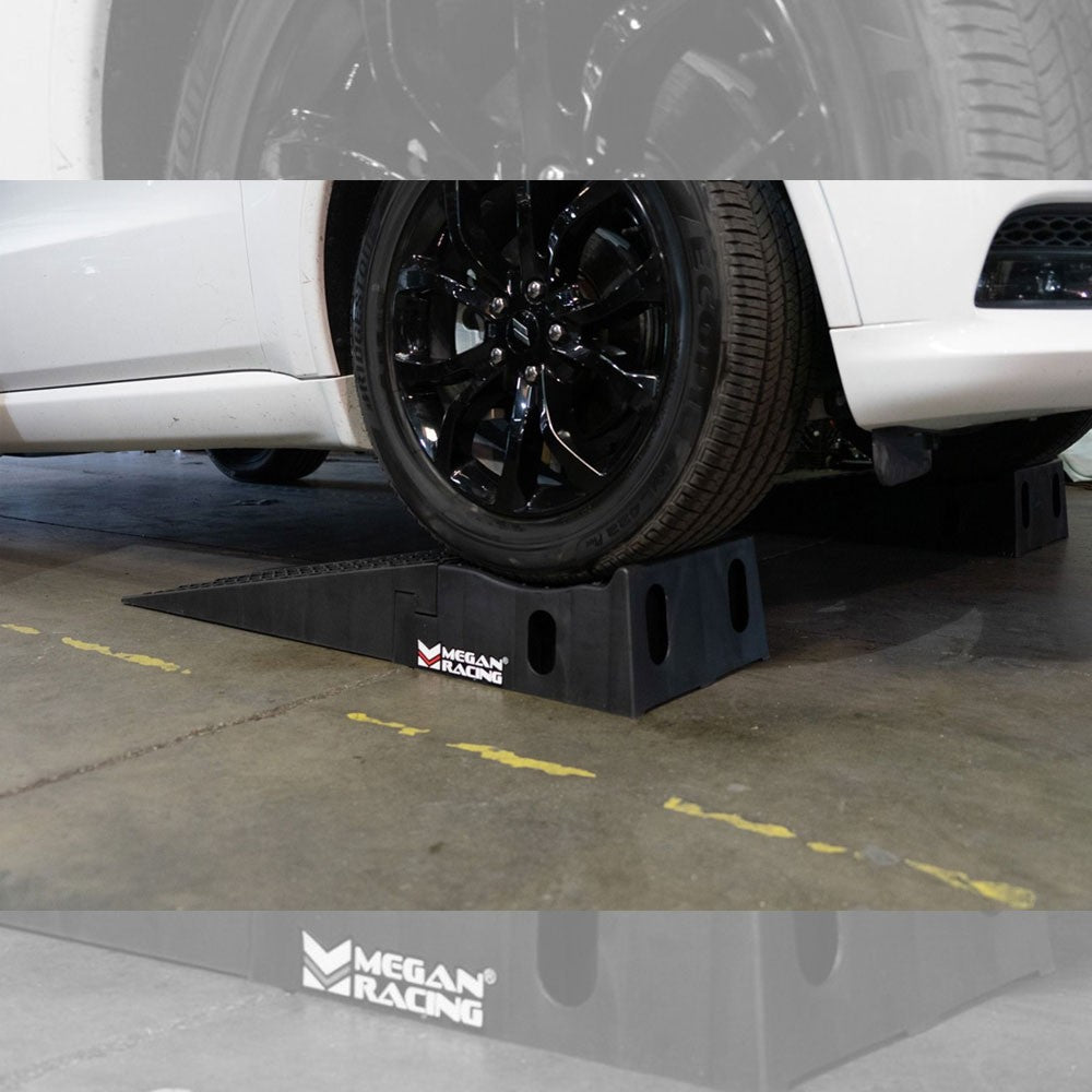 Megan 2PC Composite High Profile Drive-On Car Vehicle Ramp Lifting GVW 16000LB