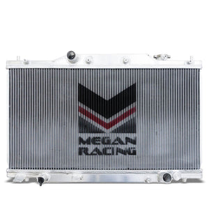 Megan Racing High Performance Aluminum 2-Row Radiator For 02-05 Honda Civic Si