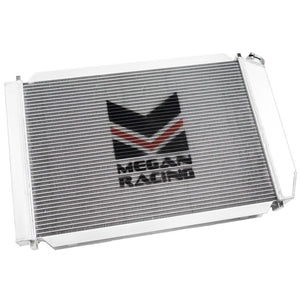 Megan Racing Performance 2-Row Front Radiator For 79-93 Ford Mustang MT 3rd Gen