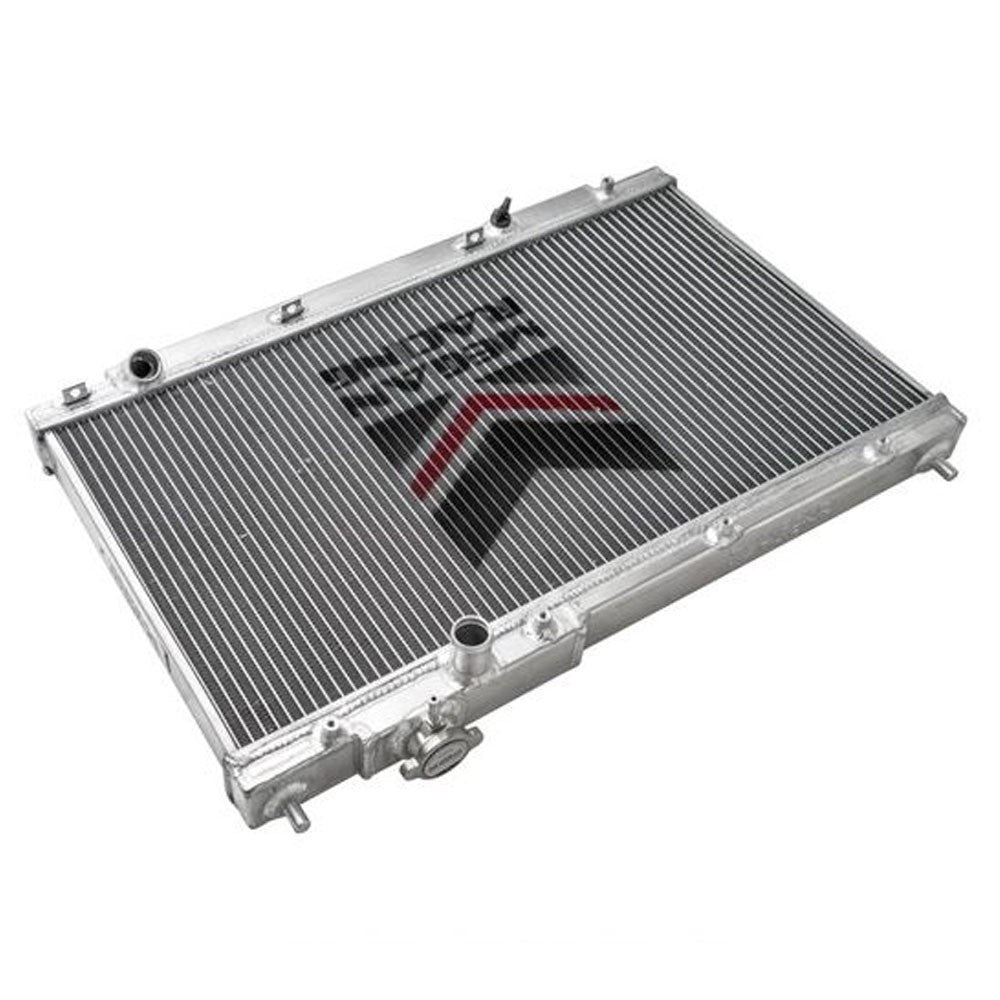 Megan Racing T-6061 Aluminum Single Core 2-Row Radiator For 01-05 Honda Civic MT
