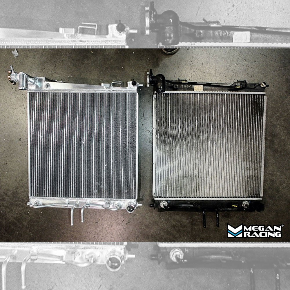 Megan Performance Aluminum Radiator w/Cap For 11-14 Hyundai Sonata 2.0L Turbo YF