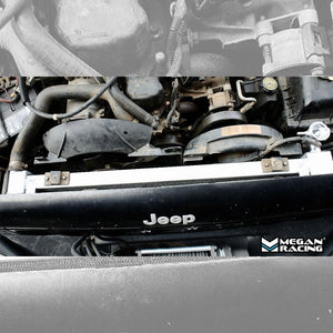 Megan Aluminum Direct Bolt-On Radiator [40mm Heat Exchanger] For 91-01 Jeep Cherokee 4.0L XJ