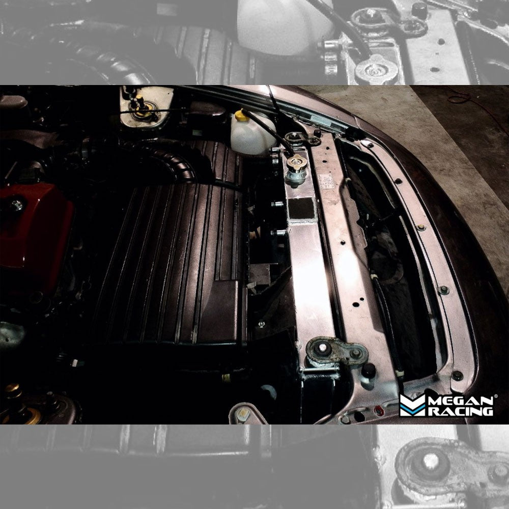 Megan Performance Aluminum "Triple Pass" Radiator w/Cap For 00-09 S2000 AP1 AP2